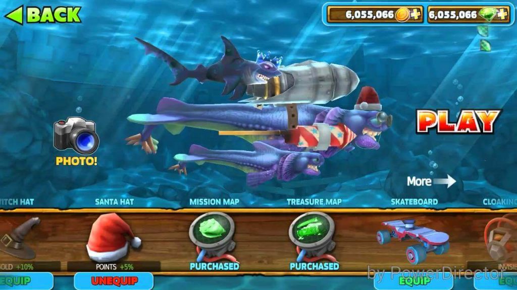 hungry shark mod apk screenshot